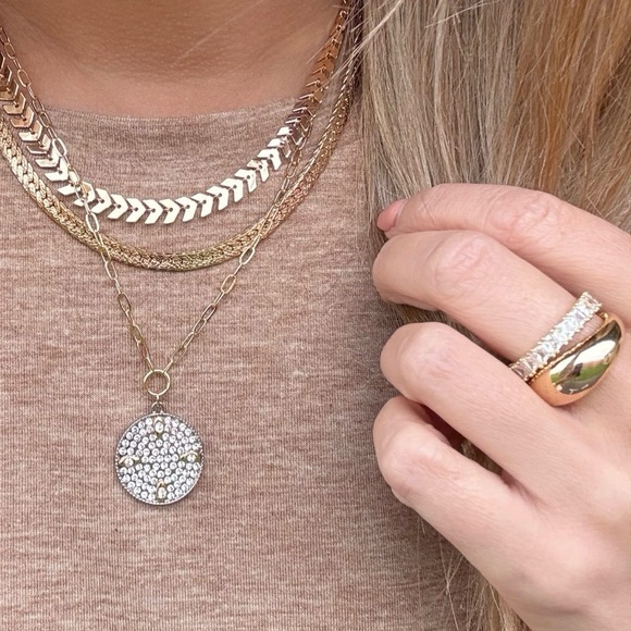 Park Lane “ Sawyer” Ring in Gold! BNIB!! Size 8! - Picture 10 of 13